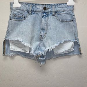 High Waisted BDG Denim Shorts